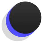 silhouette android application logo